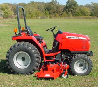 Mid-Mount Deck on Mahindra 3015 Tractor